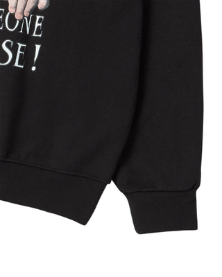 HALLOWEEN SCREAM BOY SWEATSHIRT BLACK