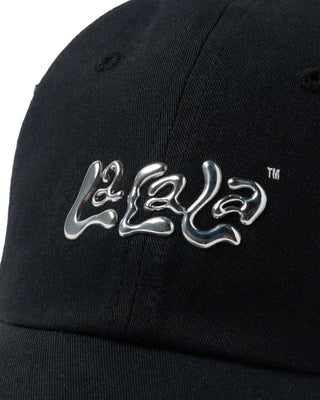 ADLV X LALALA FEST LOGO BALL CAP BLACK