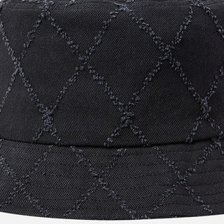 DIAMOND WASHING BUCKET HAT BLACK