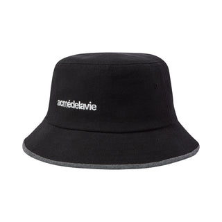 LINE POINT BUCKET HAT BLACK