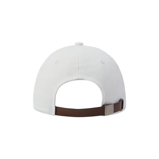 ROPE EMBROIDERY LOGO BALL CAP IVORY