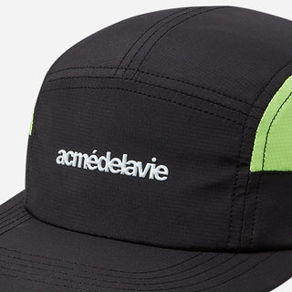 THREE TONE CAMP CAP BLACK