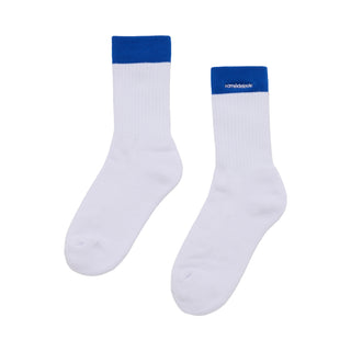 COLOR POINT LETTERING SPORTS SOCKS BLUE