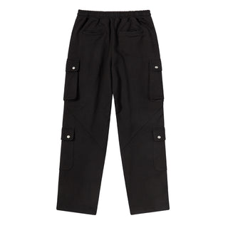 OVERSIZE CARGO JOGGER PANTS BLACK