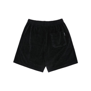 TERRY LOGO EMBO SHORT PANTS BLACK