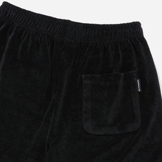 TERRY LOGO EMBO SHORT PANTS BLACK