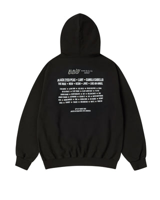 ADLV X LALALA FEST GROOVY AC BEAR HOODIE BLACK