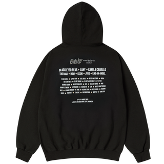 ADLV X LALALA FEST GROOVY AC BEAR HOODIE BLACK
