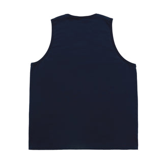 ROUNDING SYMBOL LOGO SLEEVELESS DARK NAVY
