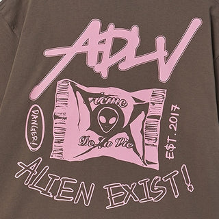 ADLV ALIEN SHORT SLEEVE T-SHIRT COCOA
