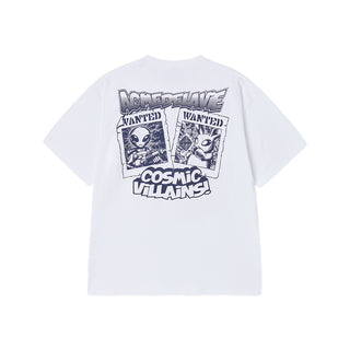 COSMIC VILLAIN SHORT SLEEVE T-SHIRT WHITE