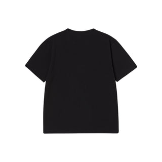 NEWSPAPER RABBIT SHORT SLEEVE T-SHIRT BLACK