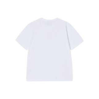 NEWSPAPER RABBIT SHORT SLEEVE T-SHIRT WHITE