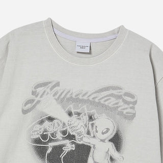 PIGMENT SHOOTING ALIEN SHORT SLEEVE T-SHIRT LIGHT GRAY