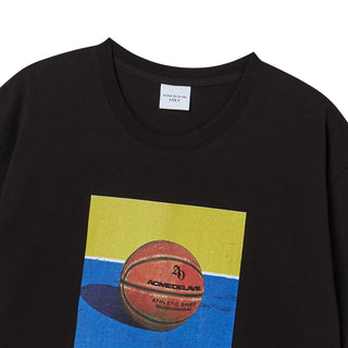 SQUARE BASKETBALL SHORT SLEEVE T-SHIRT BLACK