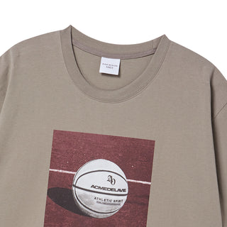 SQUARE BASKETBALL SHORT SLEEVE T-SHIRT LIGHT COCOA
