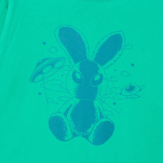 SOLO RABBIT ALIEN SHORT SLEEVE T-SHIRT LIGHT GREEN