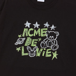 UNIVERSE DRAWING SHORT SLEEVE T-SHIRT BLACK