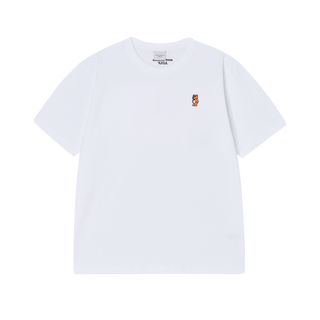 WOMAN STAND AC BEAR SHORT SLEEVE T-SHIRT WHITE