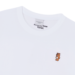 WOMAN STAND AC BEAR SHORT SLEEVE T-SHIRT WHITE