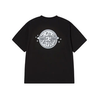 ADLV SATURN LOGO SHORT SLEEVE T-SHIRT BLACK