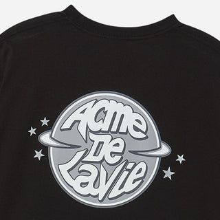 ADLV SATURN LOGO SHORT SLEEVE T-SHIRT BLACK