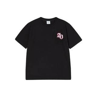 BLOCK PIXEL LOGO SHORT SLEEVE T-SHIRT BLACK
