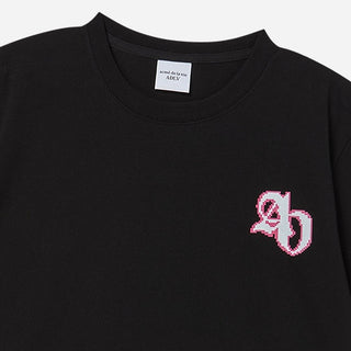 BLOCK PIXEL LOGO SHORT SLEEVE T-SHIRT BLACK