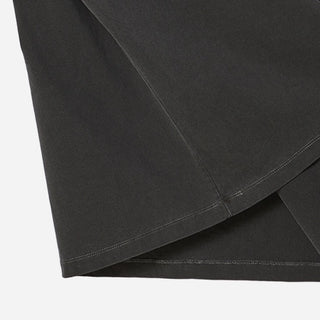 SIMPLE LOGO PIGMENT SHORT SLEEVE T-SHIRT CHARCOAL