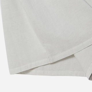 SIMPLE LOGO PIGMENT SHORT SLEEVE T-SHIRT LIGHT GRAY