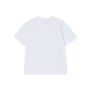 ROUNDING SYMBOL LOGO SHORT SLEEVE T-SHIRT WHITE