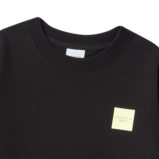 KIDS BOX BASIC LOGO SWEATSHIRT BLACK