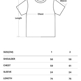 ADLV BALLOON SHORT SLEEVE T-SHIRT BLACK