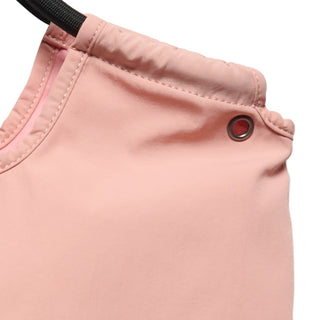 DRAWSTRING NYLON SHOULDER BAG PINK