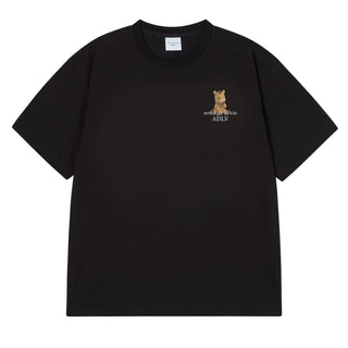 HORSE BASIC LOGO SHORT SLEEVE T-SHIRT BLACK