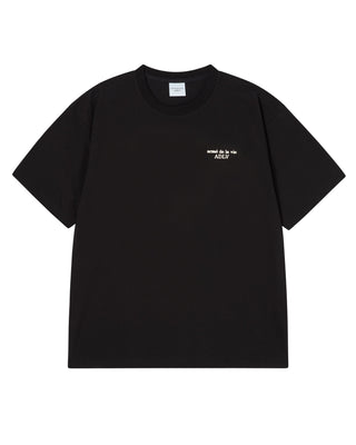 NEON BASIC LOGO SHORT SLEEVE T-SHIRT BLACK