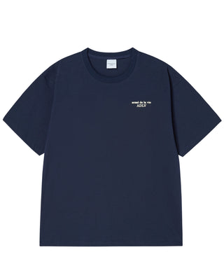 NEON BASIC LOGO SHORT SLEEVE T-SHIRT DARK NAVY
