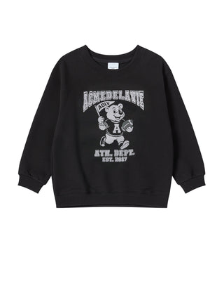 KIDS FOOTBALL AC BEAR SWEATSHIRT BLACK
