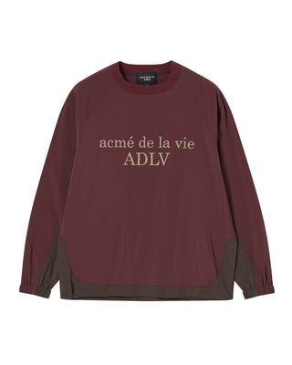 WOVEN STRETCH SWEATSHIRT WINE