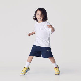 KIDS BASIC LOGO SHORT SLEEVE T-SHIRT WHITE