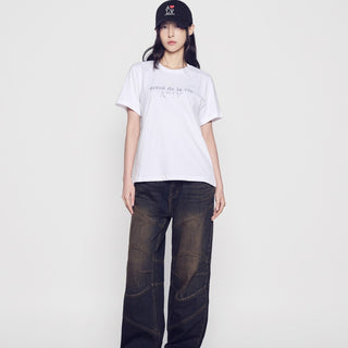 LOVE ADLV COTTON BALL CAP BLACK