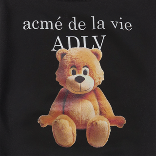 KIDS AC BEAR BASIC LOGO SWEATSHIRT BLACK