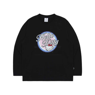 acme de la vie / Sanrio HELLO KITTY ARTWORK LONG SLEEVE T-SHIRT BLACK