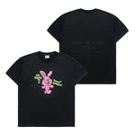 Load image into Gallery viewer, MY NAME IS FUZZY RABBIT SHORT SLEEVE T-SHIRT BLACK
