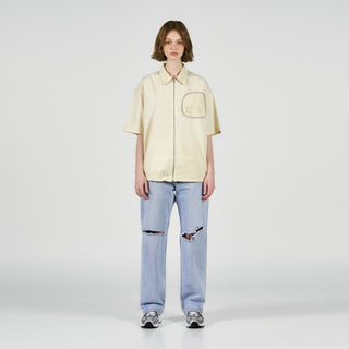 POCKET POINT OVERFIT SHIRT YELLOW