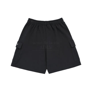 ESSENTIAL LOGO SEASON 2 CARGO SHORT PANTS CHARCOAL