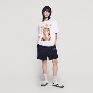 BALI GIRL BABY FACE SHORT SLEEVE T-SHIRT (INDONESIA EXCLUSIVE) WHITE