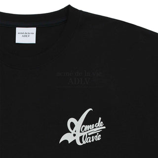 BIG LOGO 2 PRINTING SHORT SLEEVE T-SHIRT BLACK