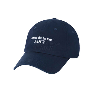 BASIC SMALL LOGO BALL CAP NAVY