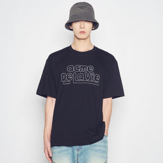 BASIC LOGO BUCKET HAT CHARCOAL